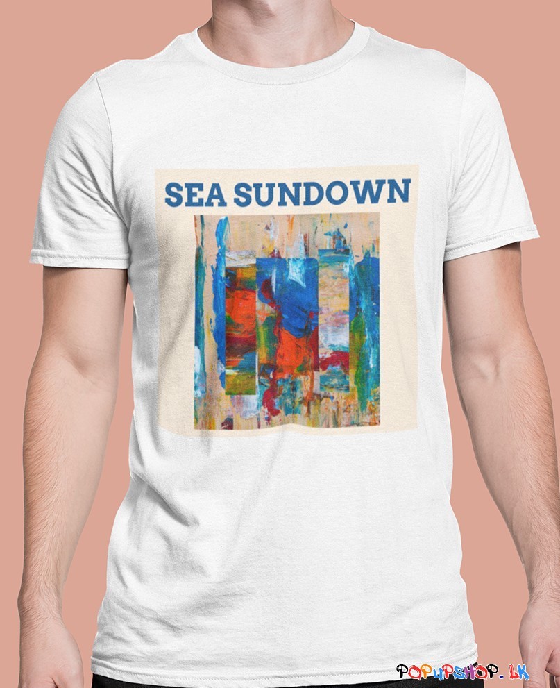 Sea Sundown T-Shirt Paint T Shirt