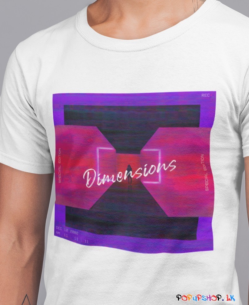 Dimensions T-Shirt | High Next Level Graphic Tees | Sri Lanka